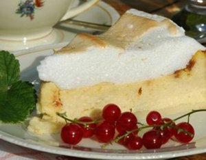 Vaníliás torta habbal