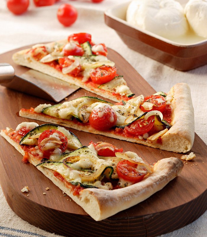 Mediterrán pizzaszeletek