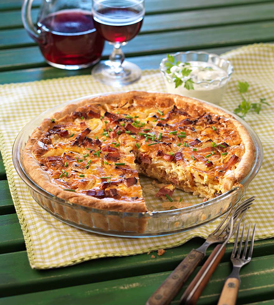 Quiche Lorraine Leveles Tesztabol Tante Fanny