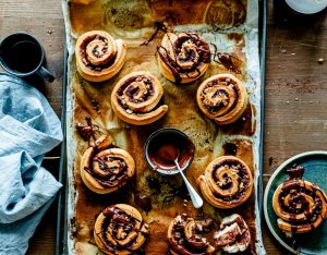 Csokis-diós csigák