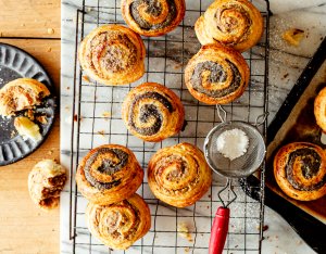 Diós- és mákos csiga