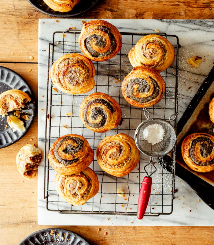 Diós- és mákos csiga