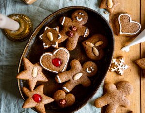 Mézeskalács szívek és csillagok