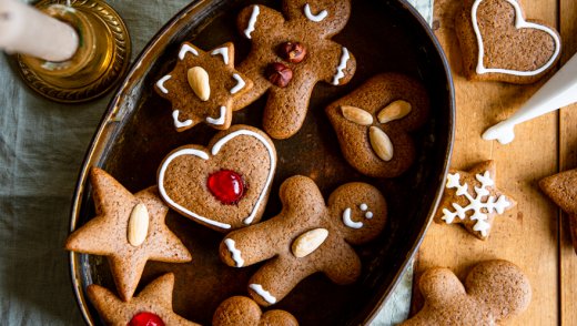 mézeskalács szívek és csillagok