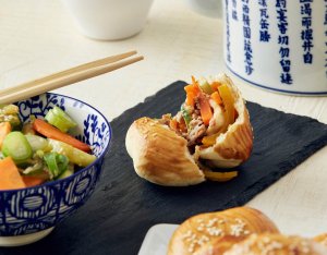 Kínai Bao Buns Hoisin szósszal