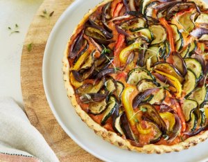 Ratatouille quiche