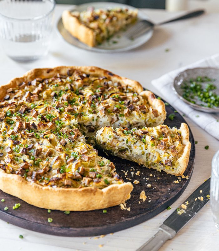 vegán quiche lorraine