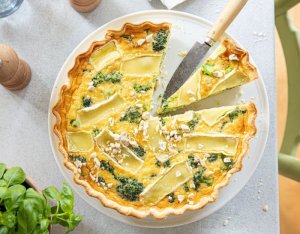 Brokkolis quiche