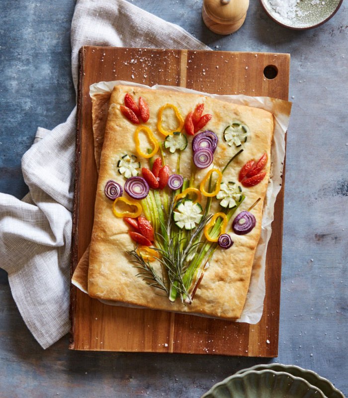 focaccia csokor