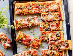 Sonkás pizza
