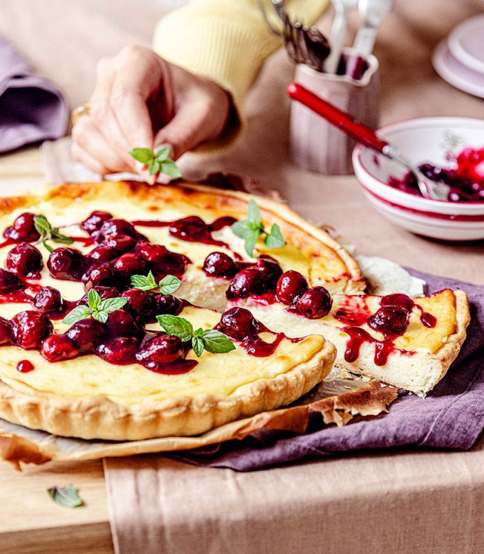 meggyes sajttorta
