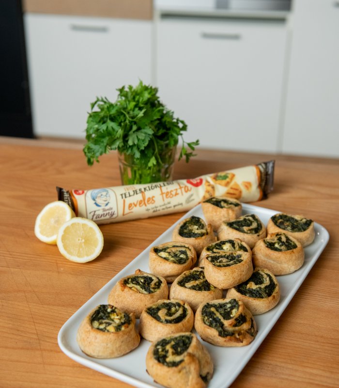 Görög spenótos-fetás csiga