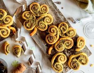 Szilveszteri lóherék zöld pestóval