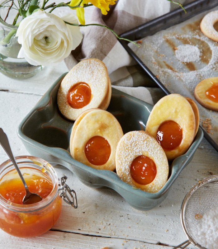 tükörtojás kekszek